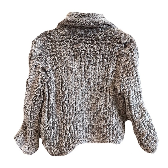 Avec Les Filles Faux Fur Moto Jacket Small - Picture 5 of 7